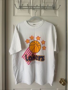 Madhappy White Lakers Graphic Tee